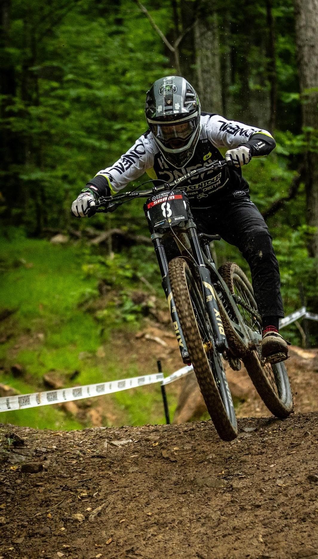 Chris Liebig racing downhill